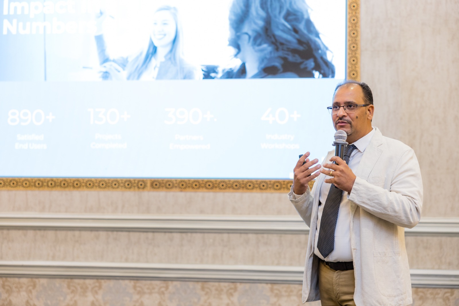 Planet Networking Launch 2025 Cairo – ProVAD and Planet executives on stage