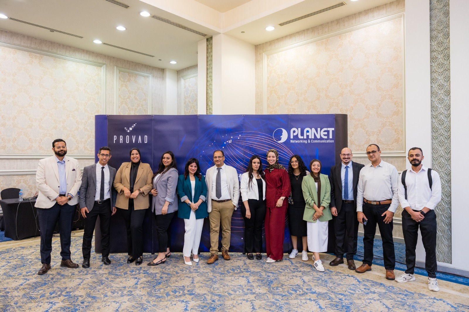 Provad team at Planet Networking Launch 2025 in Cairo
