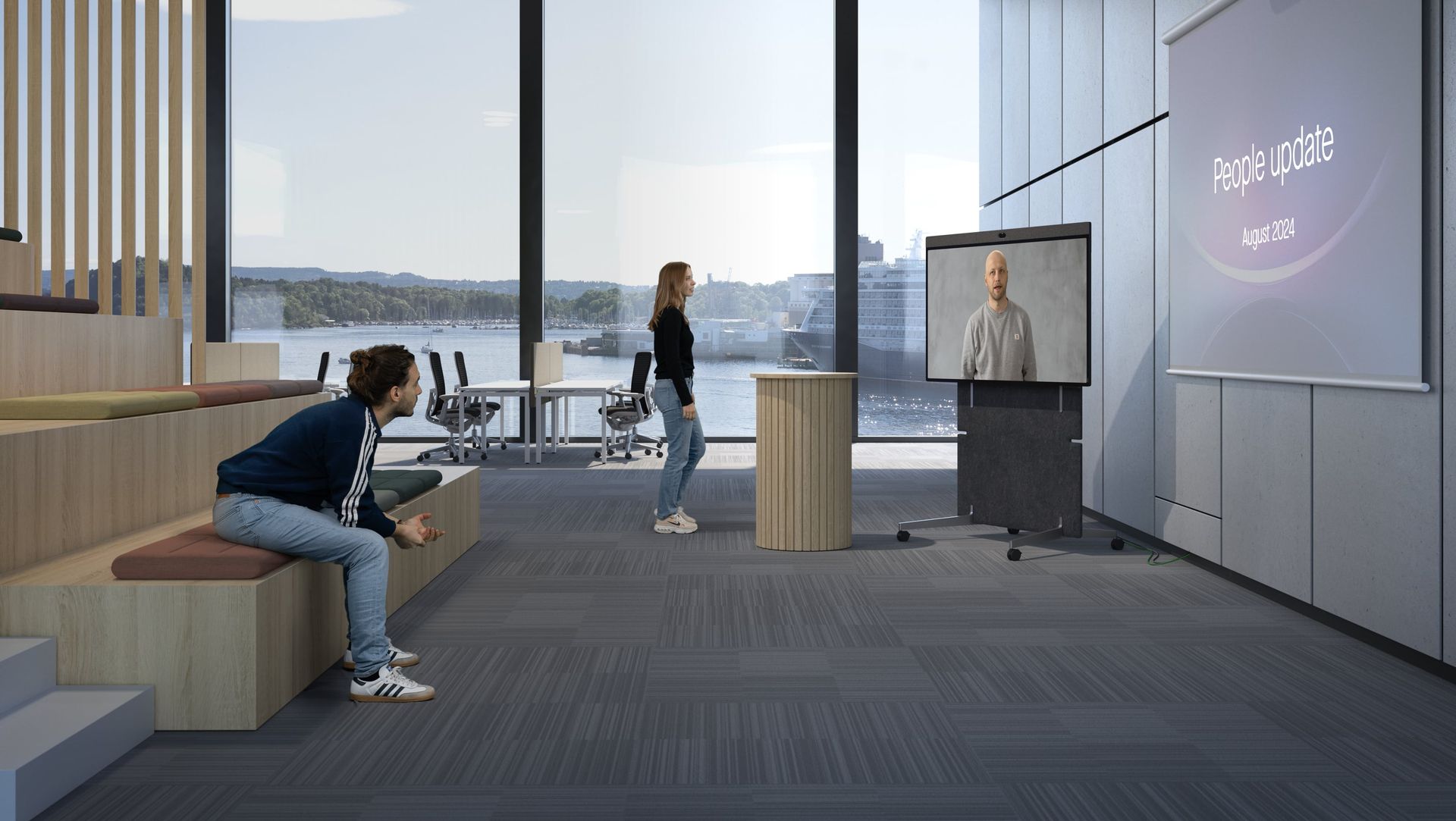 Neat board for classrooms in egypt